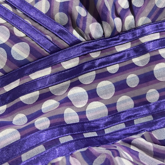 Coldwater creek midi length fun polka dot dress - Picture 6 of 6